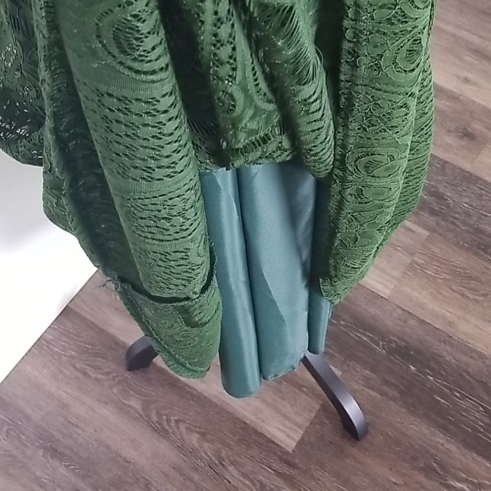Green ALine Dress - Picture 5 of 5
